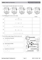Mental strategies for addition