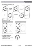 Clocks - past the hour