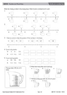 Tenths on a number line