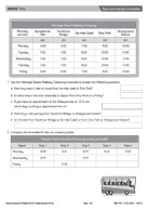 Read and interpret timetables