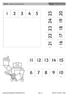 Robot number grid