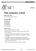 Time sequence - o'clock
