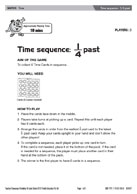 Time sequence - 1/4 past