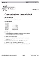Concentration time - o'clock