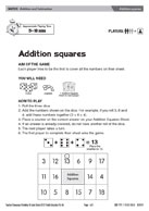 Addition squares