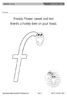Freeda Flower - Letter F
