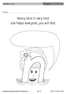 Nancy Nice - Letter N