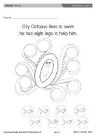 Olly Octopus - Letter O