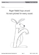 Roger Rabbit - Letter R
