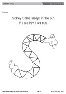 Sydney Snake - Letter S