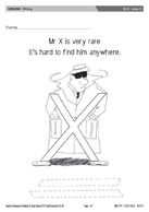 Mr X - Letter X