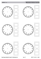 Small analogue and digital clocks