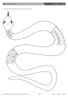 Line patterns - Snake