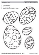 Easter eggs - Smallest to largest